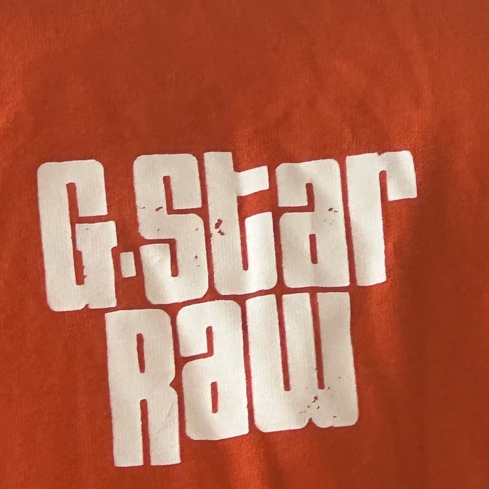 G-Star Bold Orange Short Sleeve Tee - Picture 9 of 13